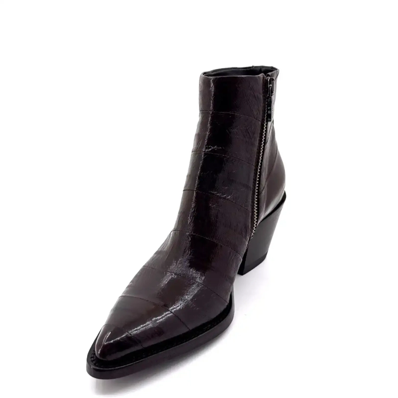 Ducanero 3885 Mørkebrunt ålskinn Ivoire Chaussures