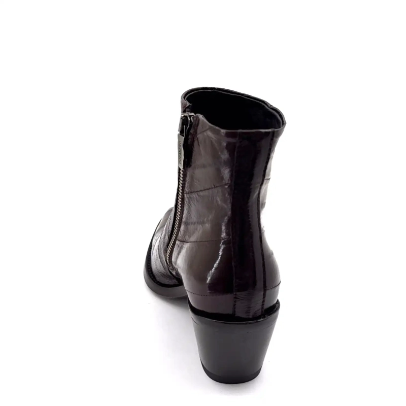 Ducanero 3885 Pelle di anguilla marrone scuro Ivoire Chaussures