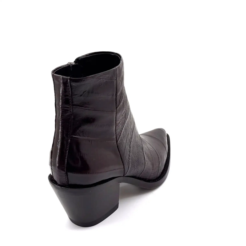 Ducanero 3885 Dark Brown Eel Leather Ivoire Chaussures