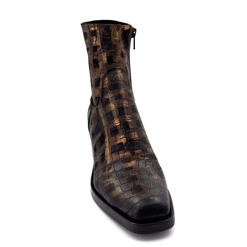 Elena iachi E4424 Aramis bőr Moro bronz Ivoire Chaussures