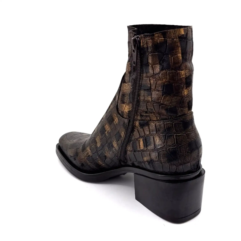 Elena iachi E4424 Aramis Δέρμα Moro Χάλκινο Ivoire Chaussures