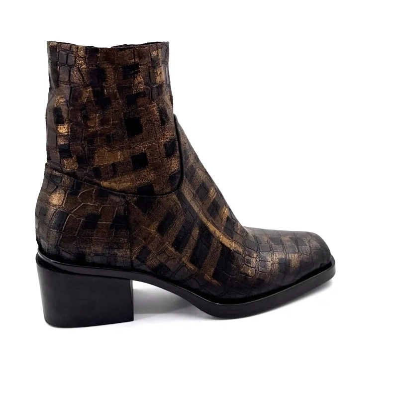 Elena iachi E4424 Aramis skinn Moro bronse Ivoire Chaussures