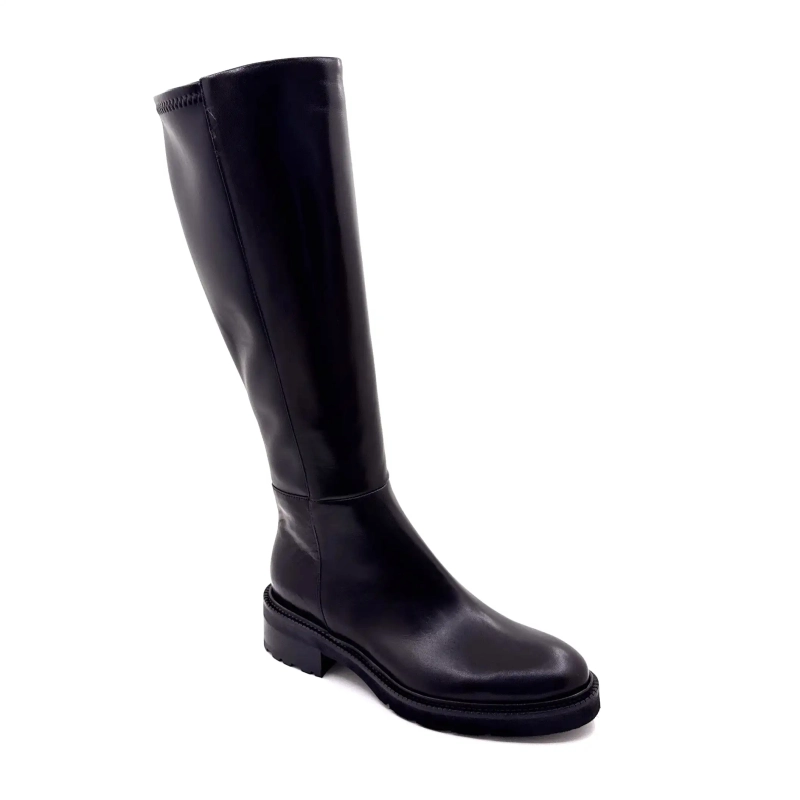 Ivoire K240t svart skinn Ivoire Chaussures