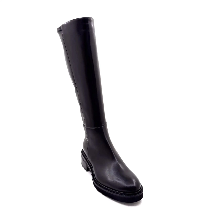 Ivoire K240t svart skinn Ivoire Chaussures