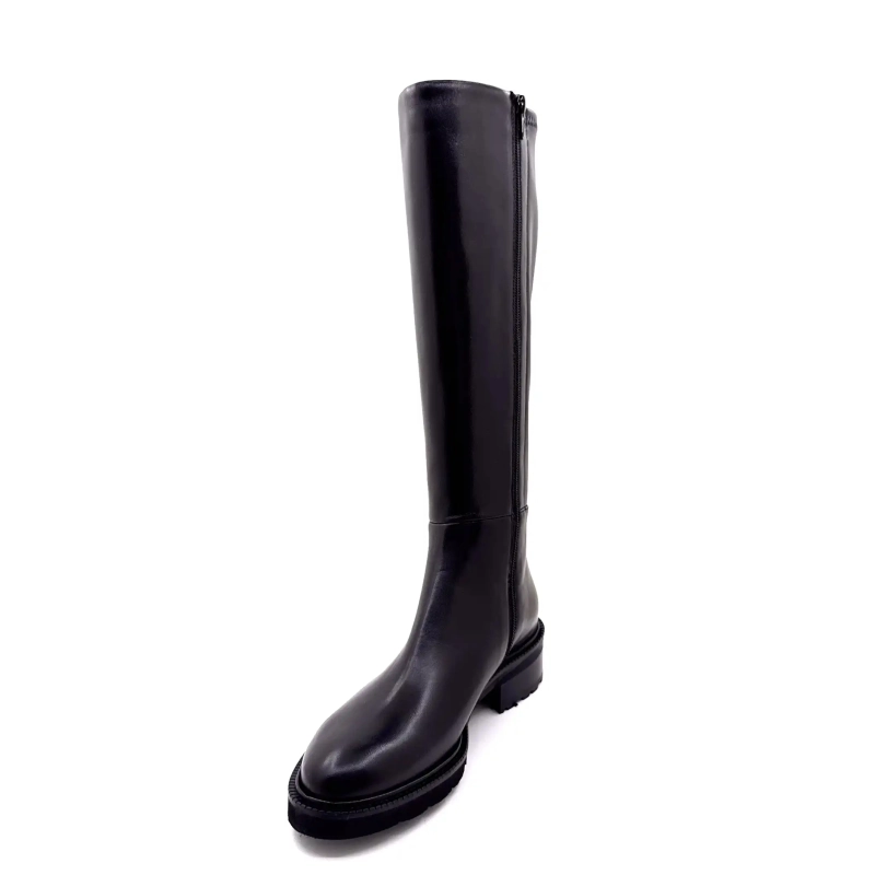 Ivoire K240t svart skinn Ivoire Chaussures