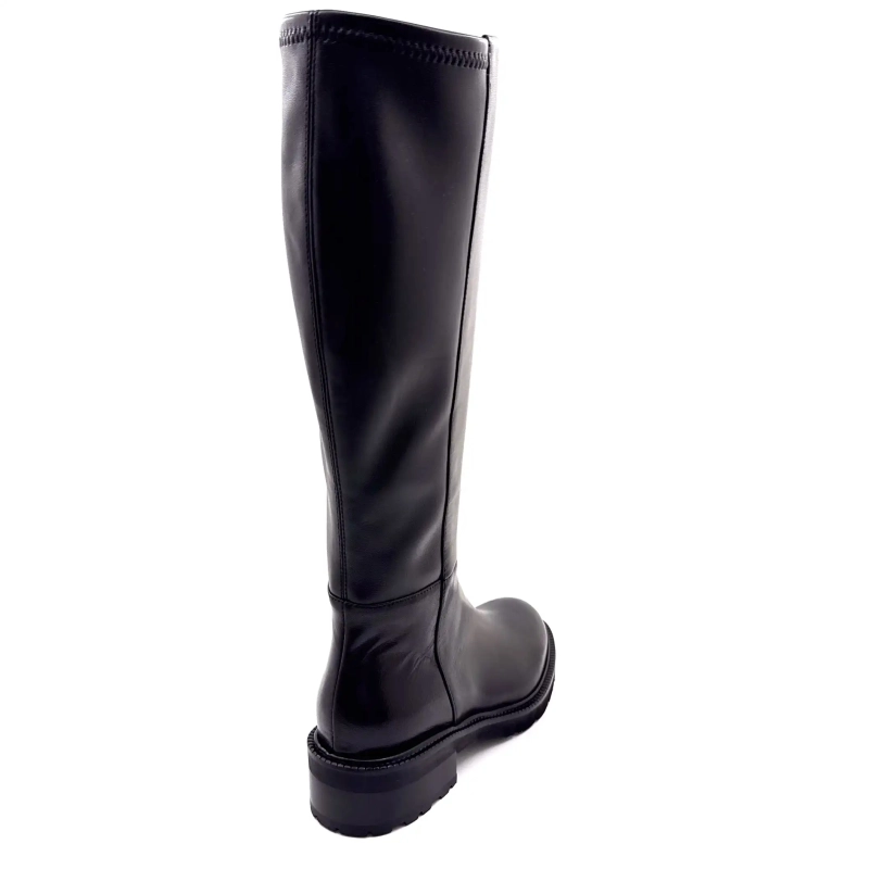 Ivoire K240t Zwart Leer Ivoire Chaussures