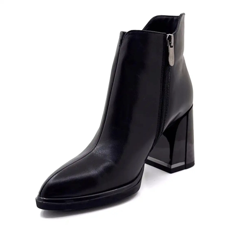 Metamorfose Vamemoi Couro Preto Ivoire Chaussures