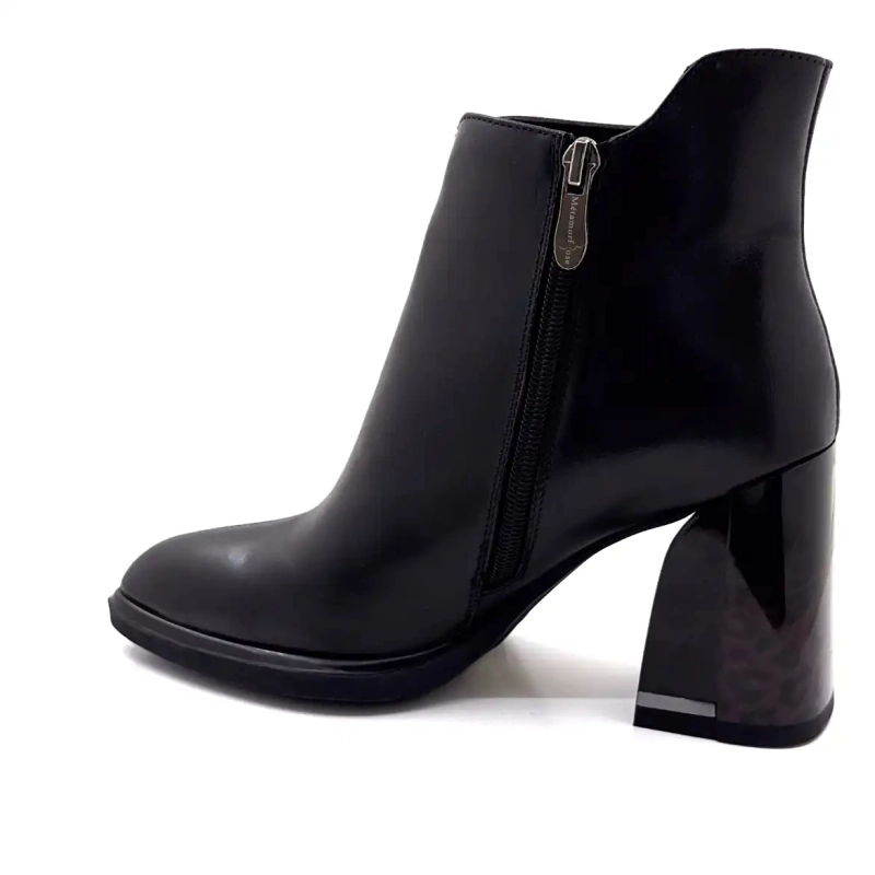 Metamorfose Vamemoi Czarna Skóra Ivoire Chaussures