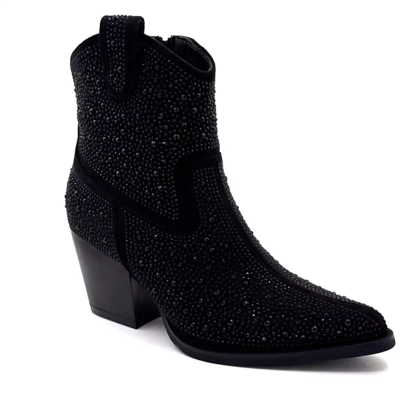 Ivoire 228.1120.2201 Zwarte strass steentjes Ivoire Chaussures