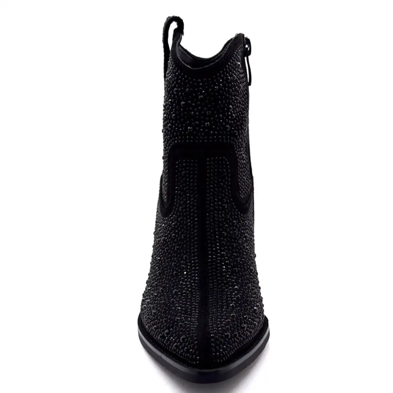 Ivoire 228.1120.2201 Svarta strass Ivoire Chaussures