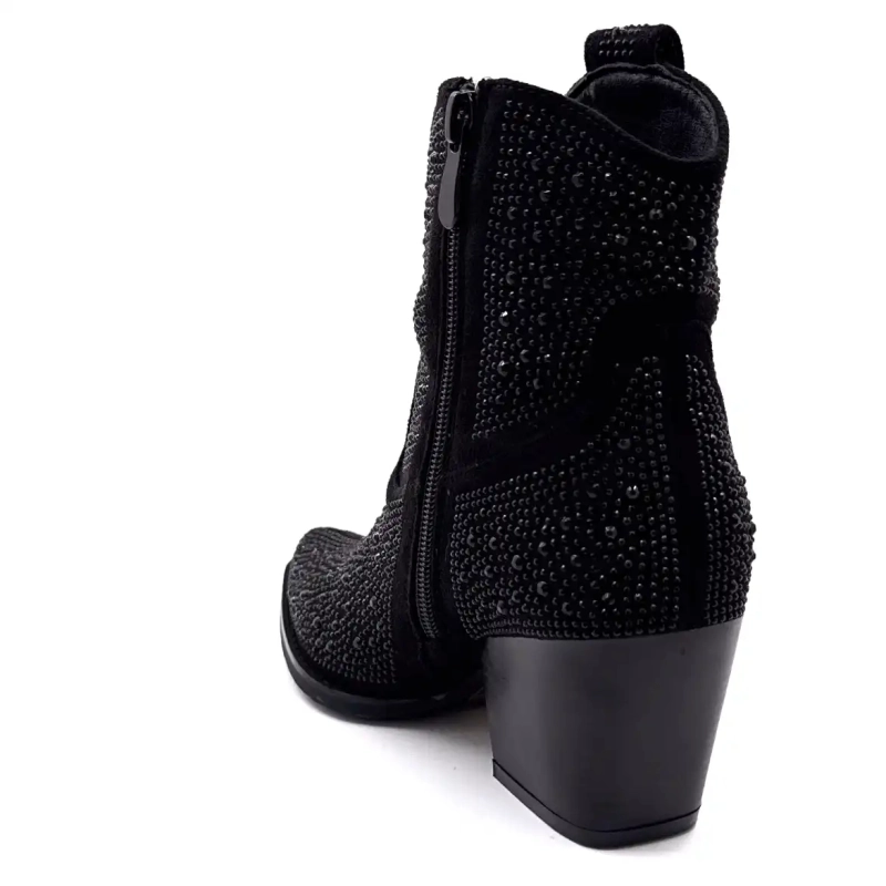 Ivoire 228.1120.2201 Fekete strassz Ivoire Chaussures