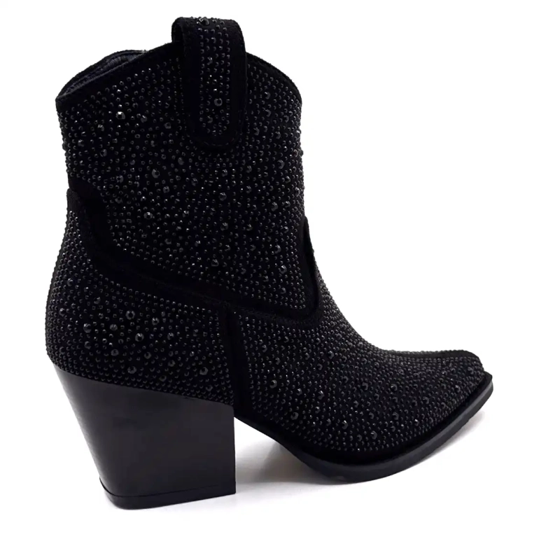 Ivoire 228.1120.2201 Zwarte strass steentjes Ivoire Chaussures