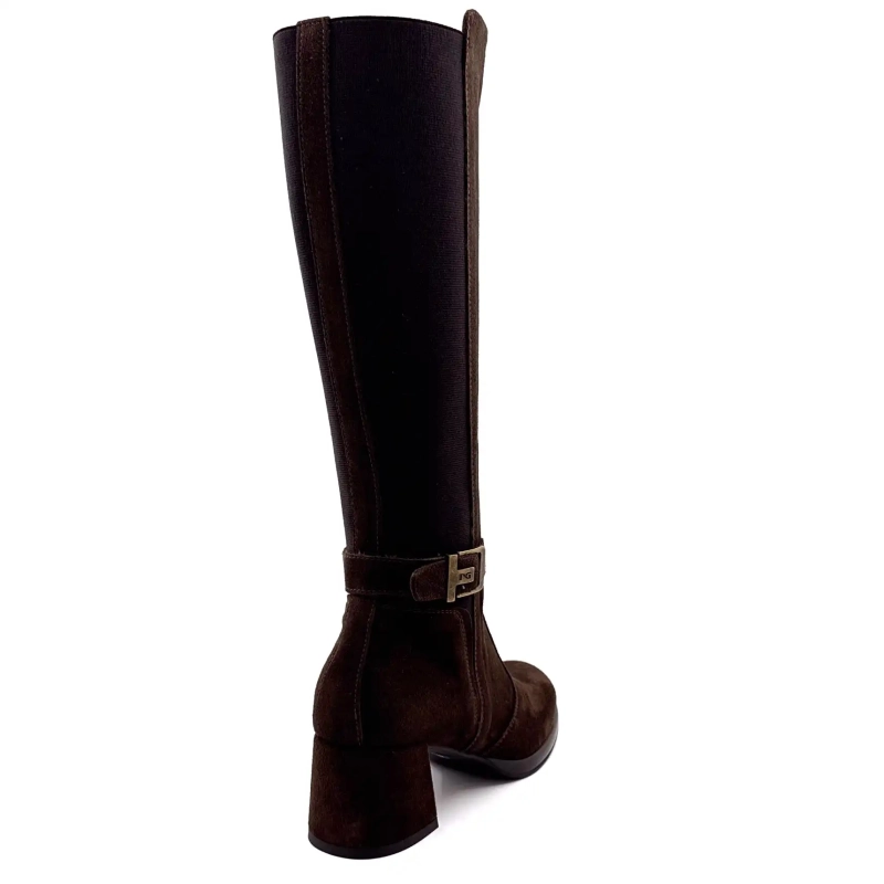 Nero Giardini 14313 D 300 Brown Suede Ivoire Chaussures