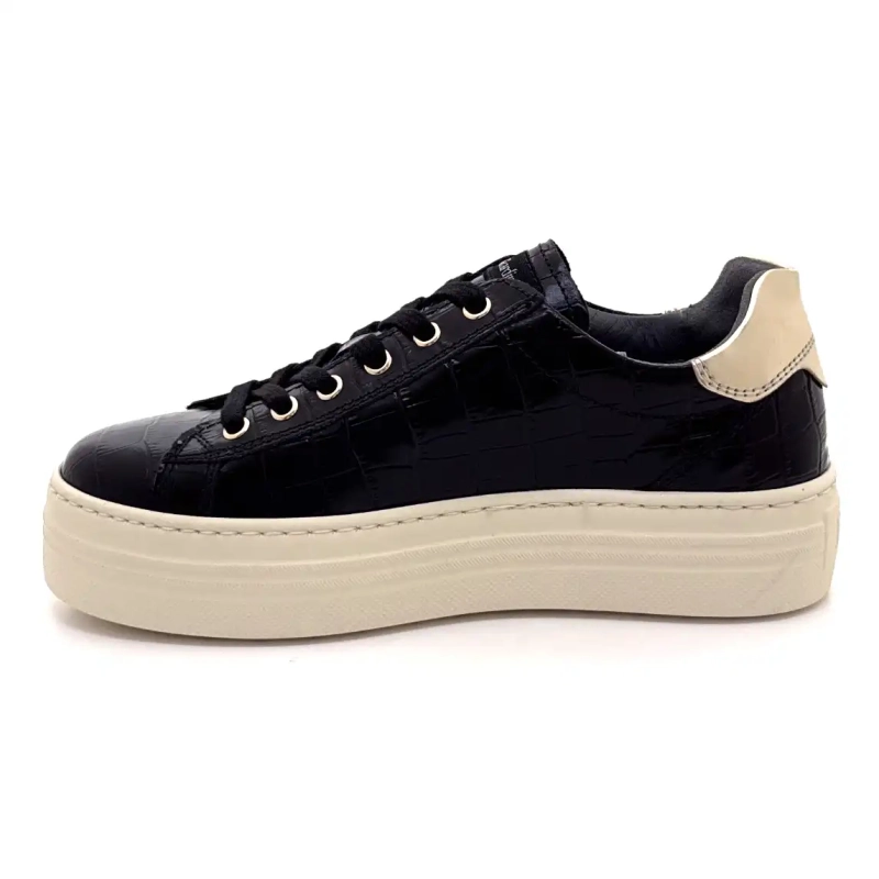 Nero Giardini 14186 D 100 Black Coco bőr Ivoire Chaussures