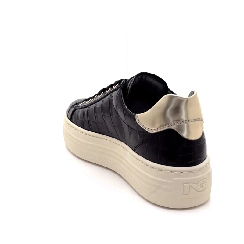 Nero Giardini 14186 D 100 Μαύρο δέρμα Coco Ivoire Chaussures