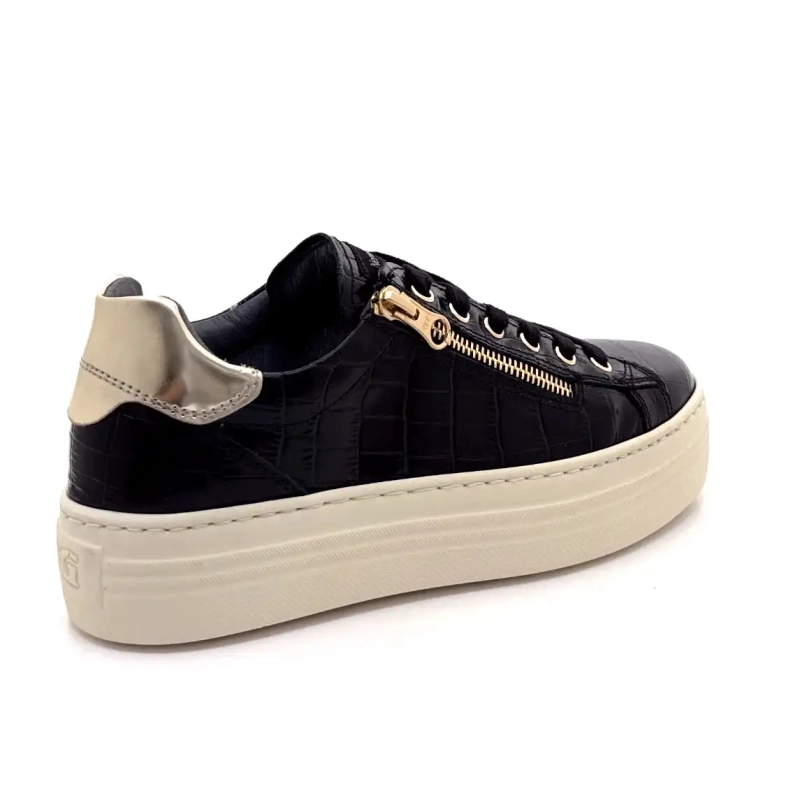 Nero Giardini 14186 D 100 Μαύρο δέρμα Coco Ivoire Chaussures