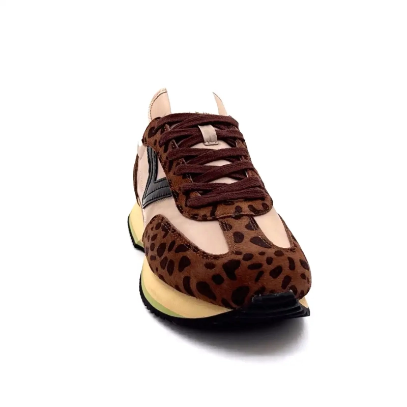 Victoria 1134116 Leopard Ruskind Brun Tekstil Beige Ivoire Chaussures