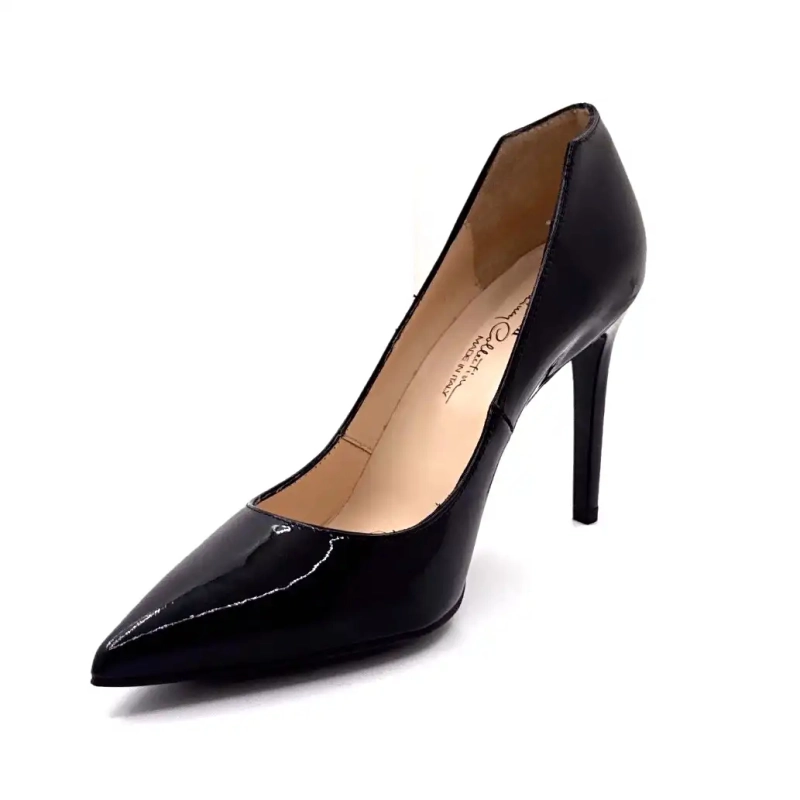 Nero Giardini 11041 De 100 Cuir Vernis Noir Ivoire Chaussures