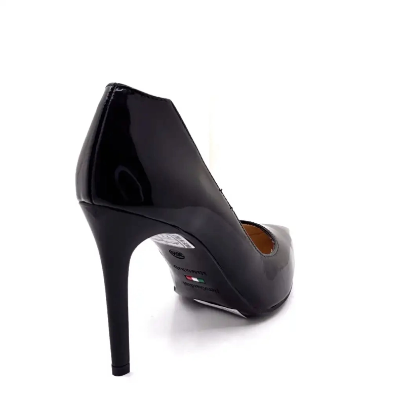 Nero Giardini 11041 von 100 schwarzem Lackleder Ivoire Chaussures