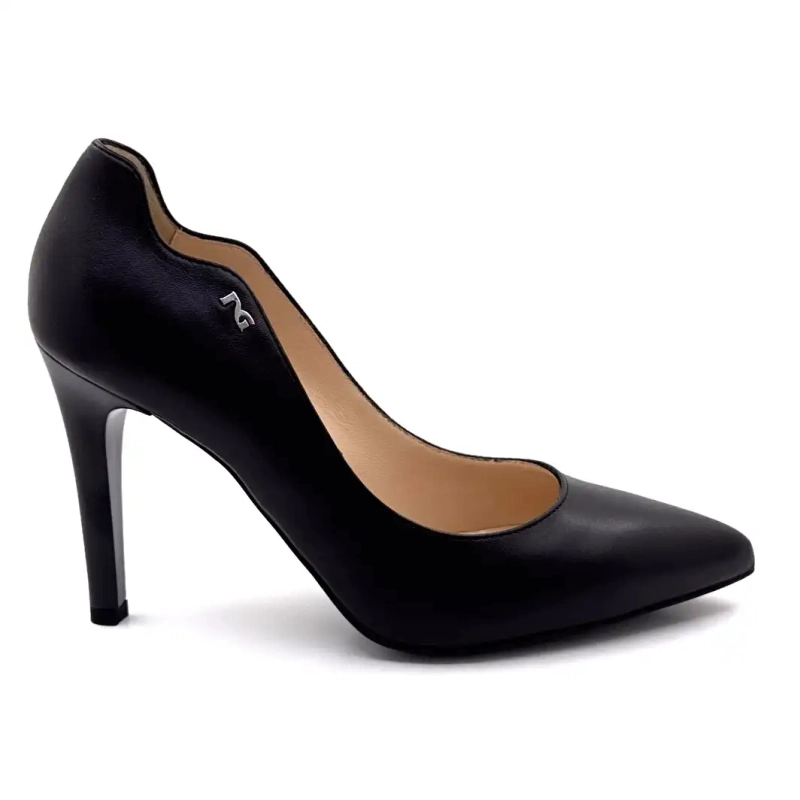 Nero Giardini 11070 De 100 Sort Læder Ivoire Chaussures