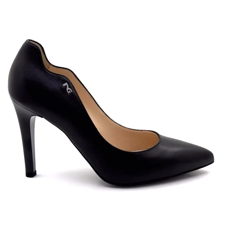 Nero Giardini 11070 De 100 Schwarzes Leder Ivoire Chaussures