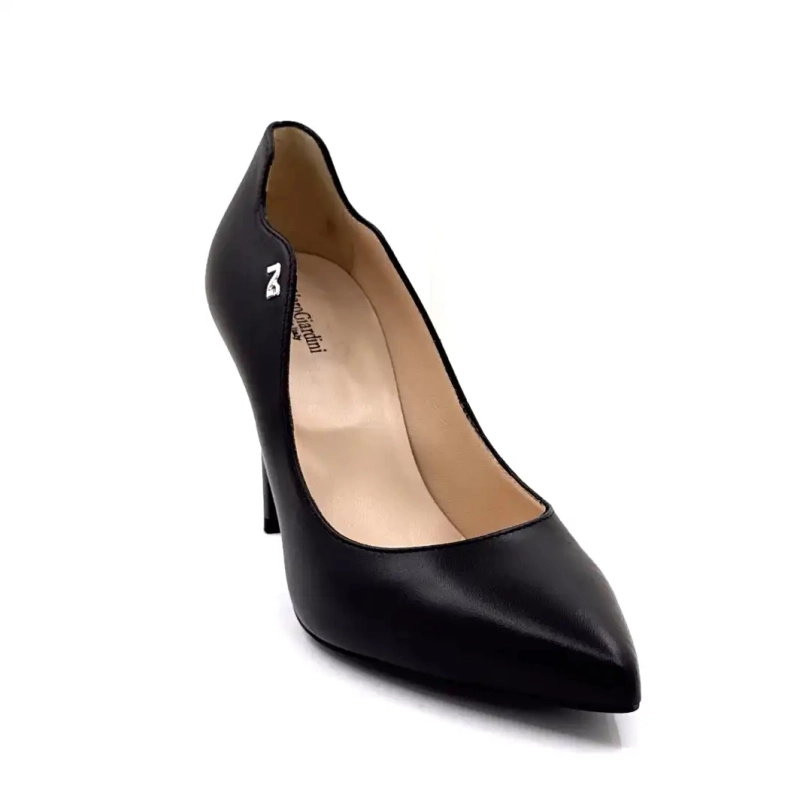 Nero Giardini 11070 De 100 Black Leather Ivoire Chaussures