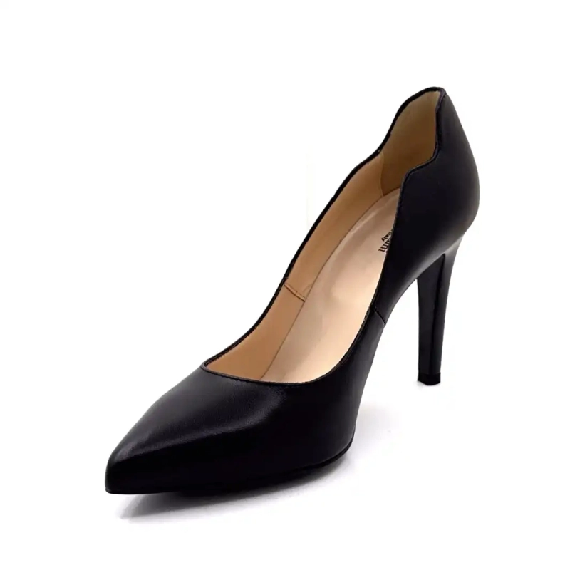 Nero Giardini 11070 De 100 Schwarzes Leder Ivoire Chaussures