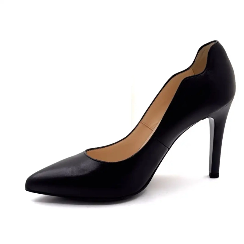 Nero Giardini 11070 De 100 Czarna Skóra Ivoire Chaussures