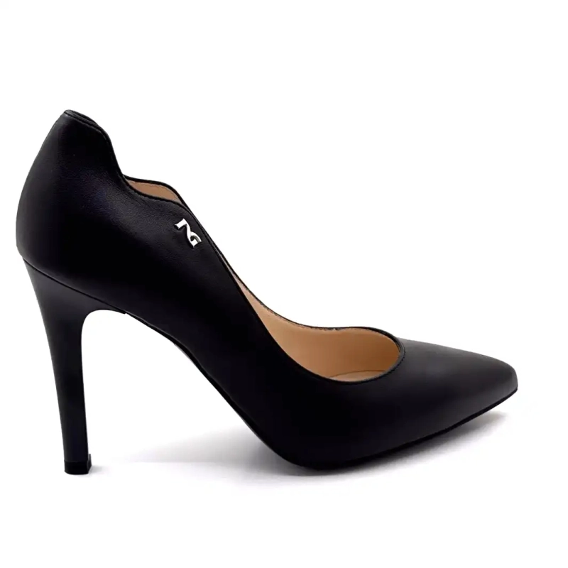 Nero Giardini 11070 De 100 Piele Neagra Ivoire Chaussures