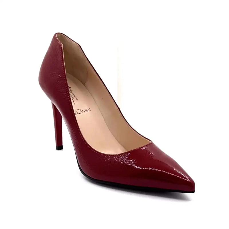 Nero Giardini 14422 Couro envernizado Borgonha Ivoire Chaussures