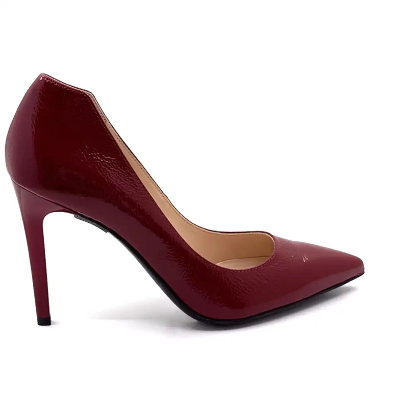 Nero Giardini 14422 Piele Lacuată Burgundy Ivoire Chaussures