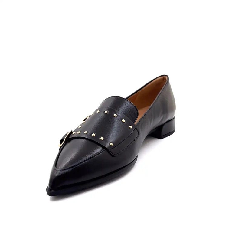 Ivoire A8093 Czarna skóra Ivoire Chaussures