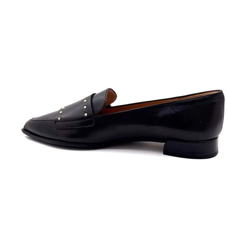 Ivoire A8093 Svart Läder Ivoire Chaussures