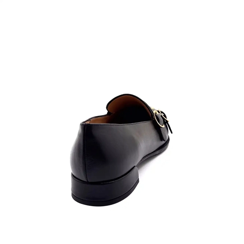 Ivoire A8093 Svart Läder Ivoire Chaussures