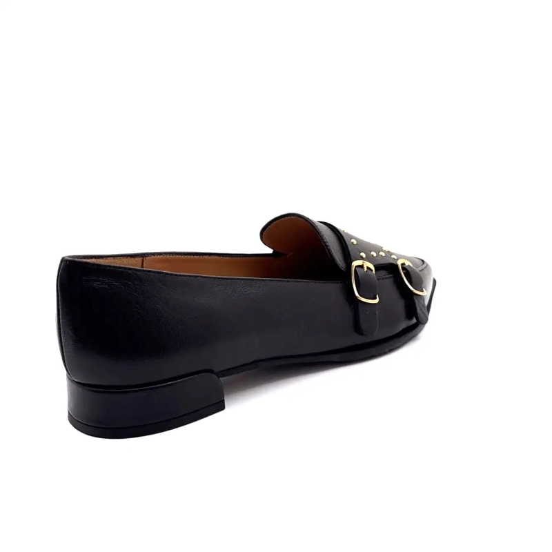 Ivoire A8093 Cuir Noir Ivoire Chaussures