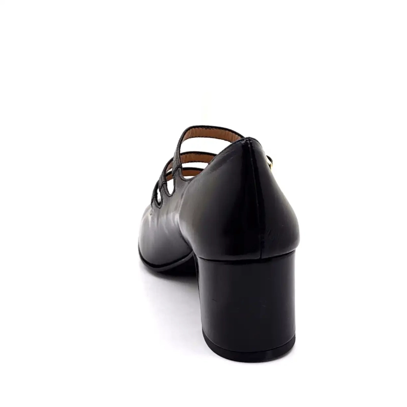 Ivoire B3505 Μαύρο γυαλιστερό δέρμα Ivoire Chaussures