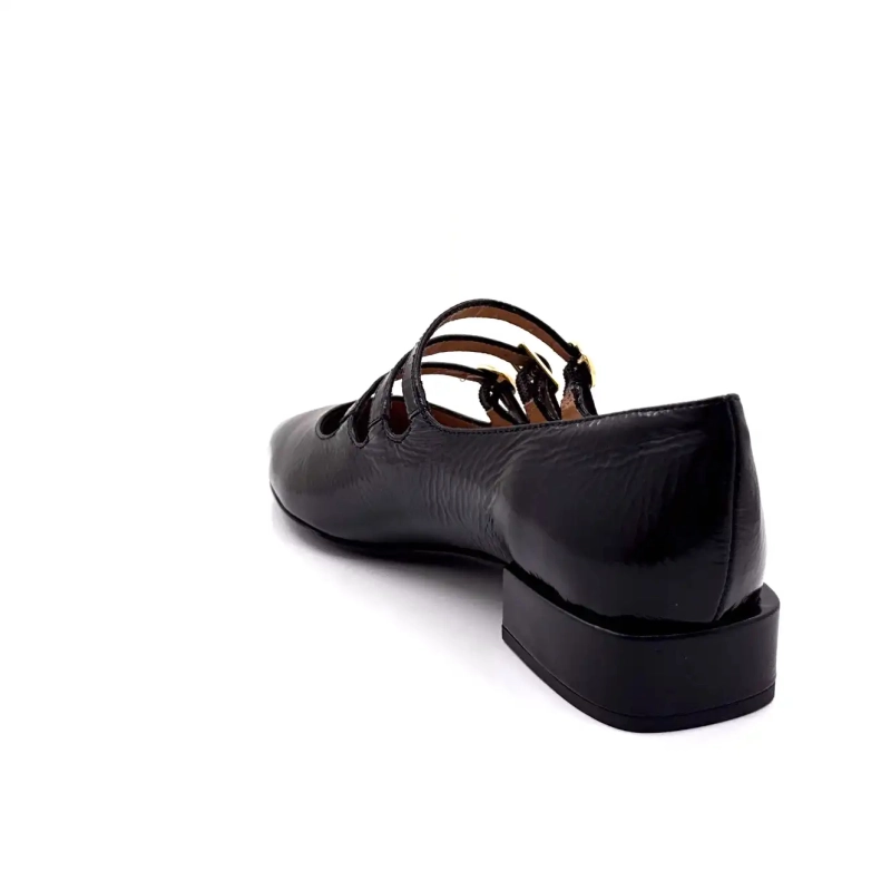 Ivoire Q3520 Sort patentlæder Ivoire Chaussures