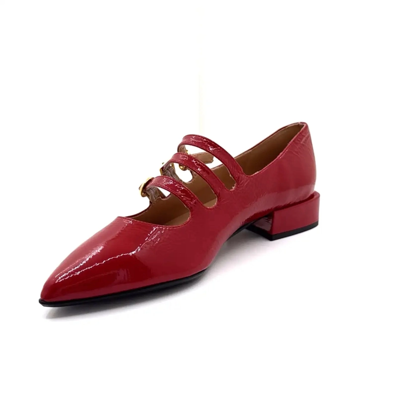 Ivoire Q3520 piros lakkbőr Ivoire Chaussures