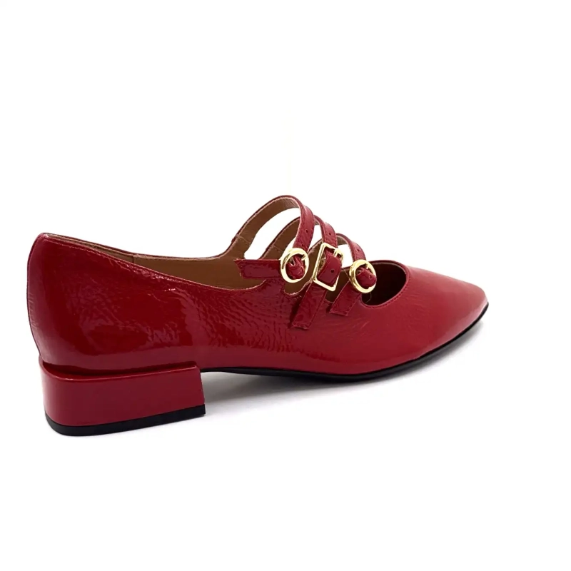 Ivoire Q3520 Charol Rojo Ivoire Chaussures