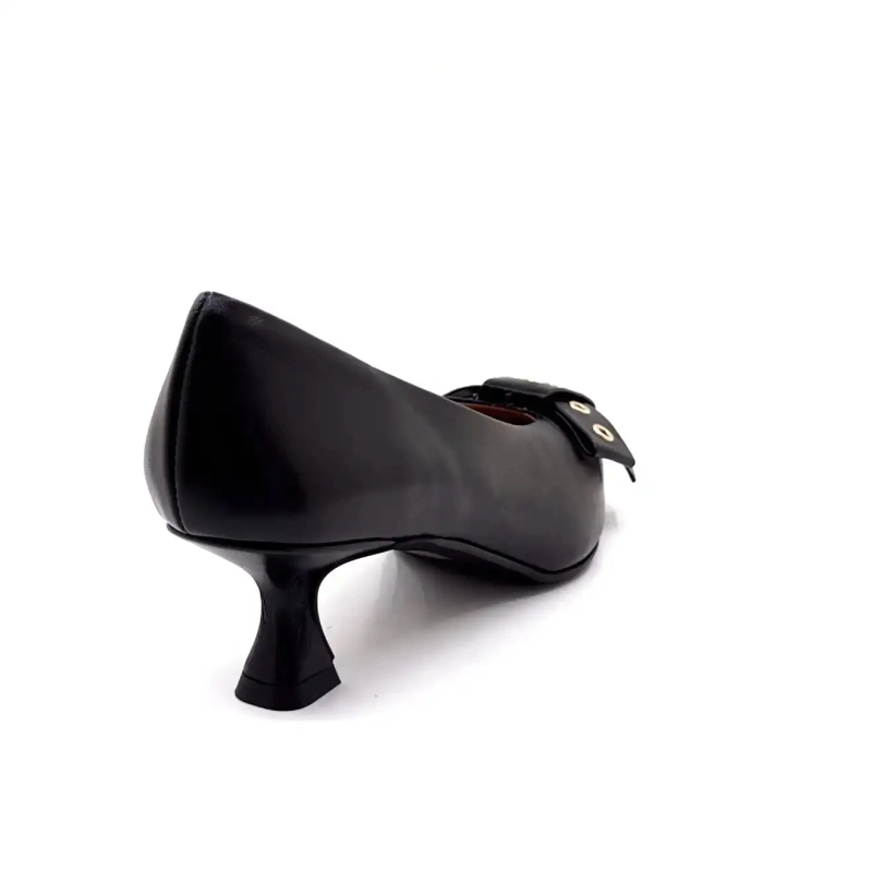 Ivoire X1522 Couro Preto Ivoire Chaussures