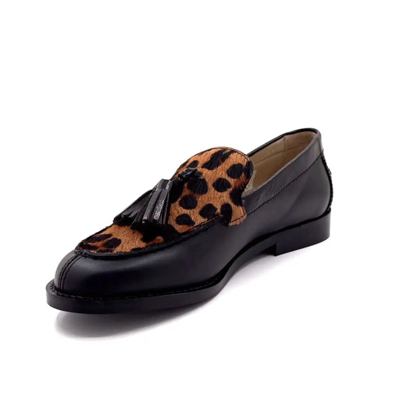 Ivoire 13543 Svart Läder & Lejon Ivoire Chaussures