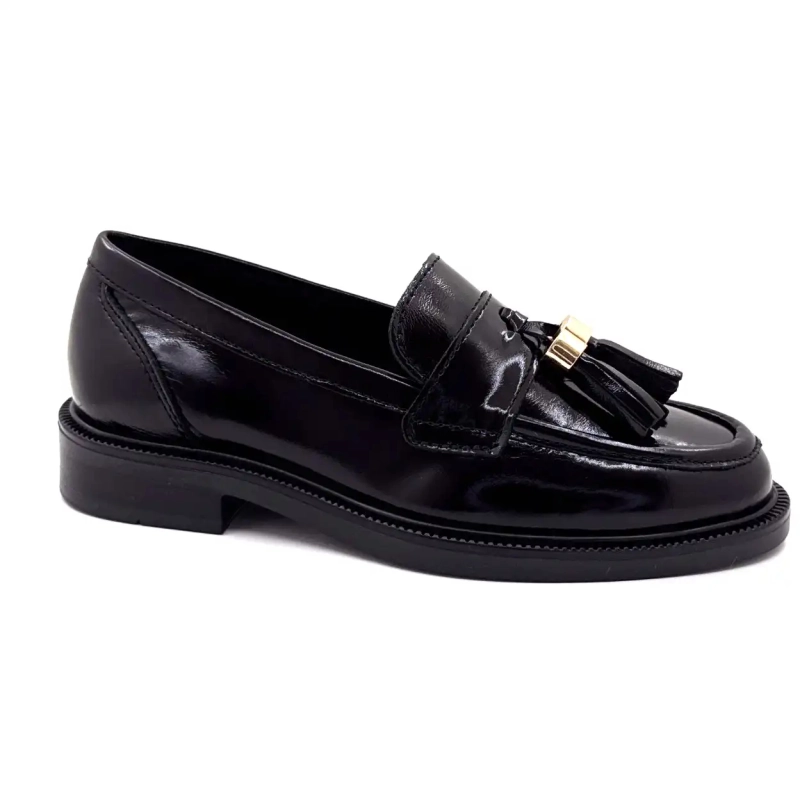 Ivoire 4823 Piele glazurată neagră Ivoire Chaussures