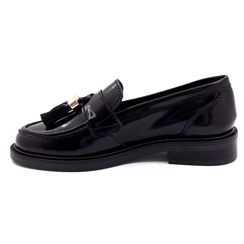 Ivoire 4823 Piele glazurată neagră Ivoire Chaussures