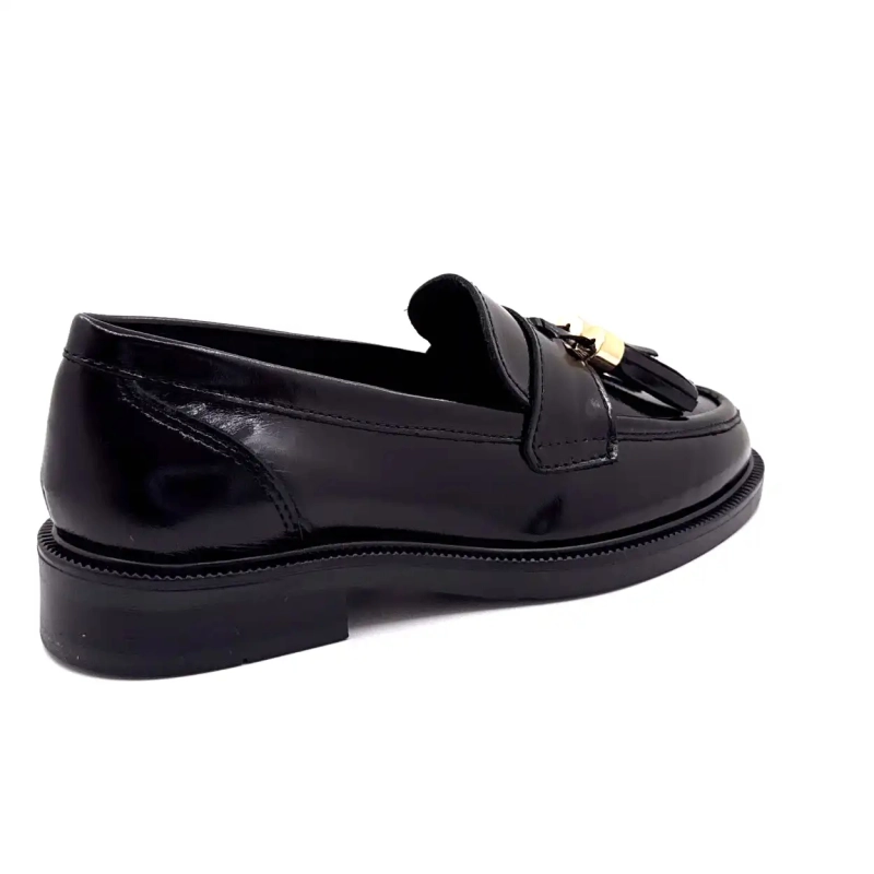 Ivoire 4823 svart glasert skinn Ivoire Chaussures