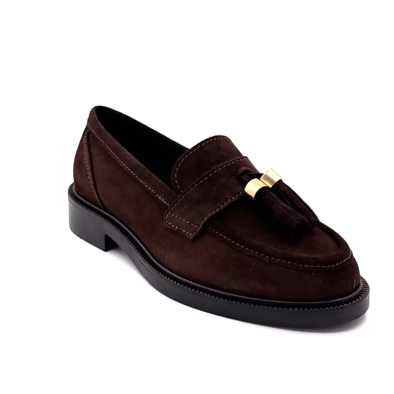 Ivoire 4823 Cafea Suede Ivoire Chaussures