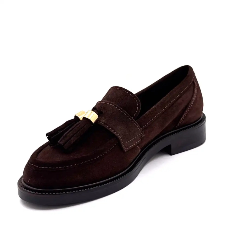 Ivoire 4823 Daim Café Ivoire Chaussures