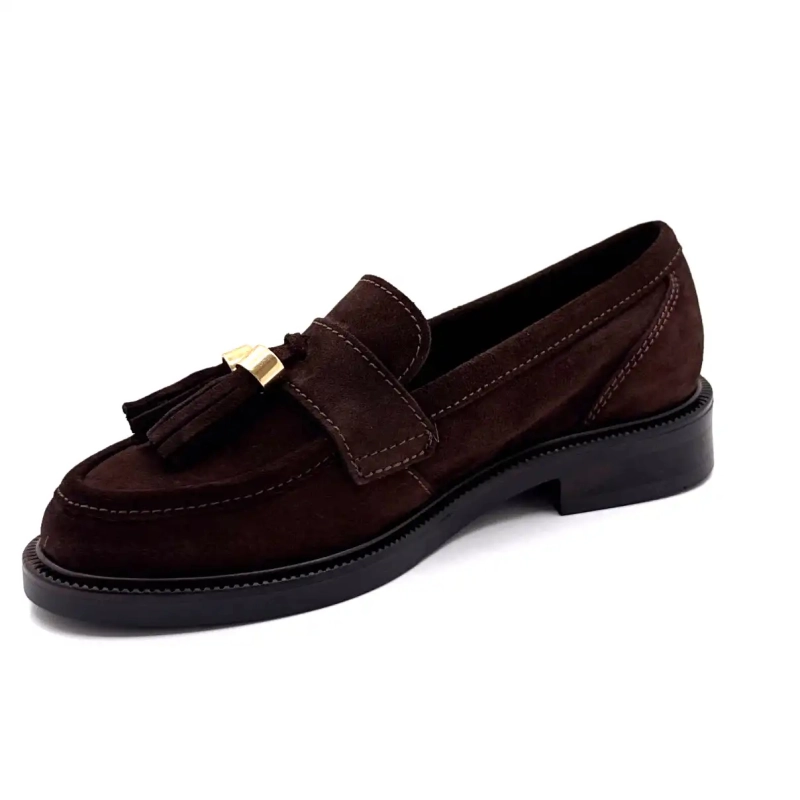 Ivoire 4823 Kaffe Semsket skinn Ivoire Chaussures