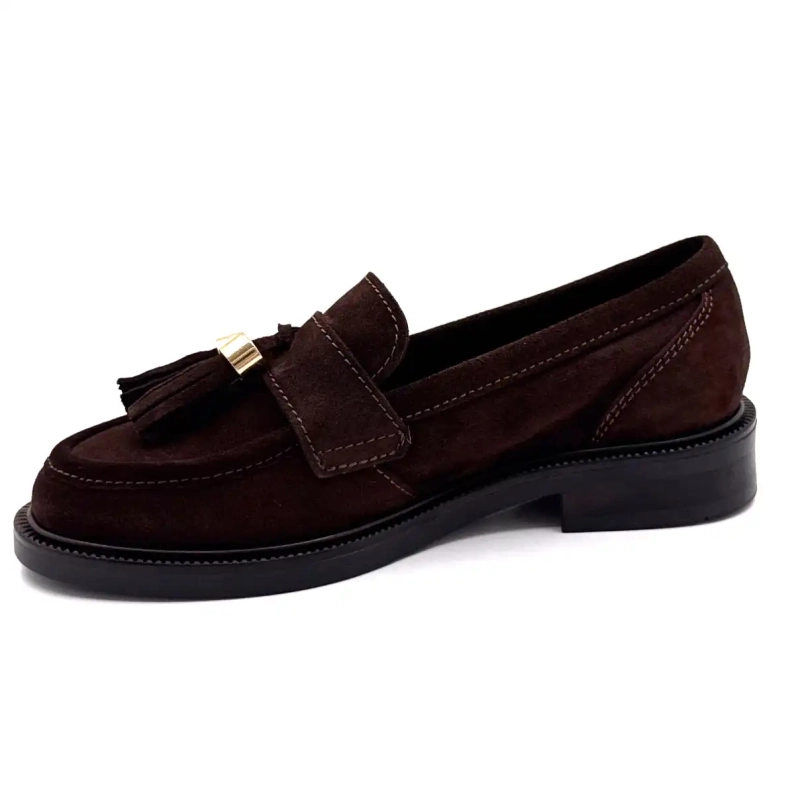 Ivoire 4823 Coffee Suede Ivoire Chaussures