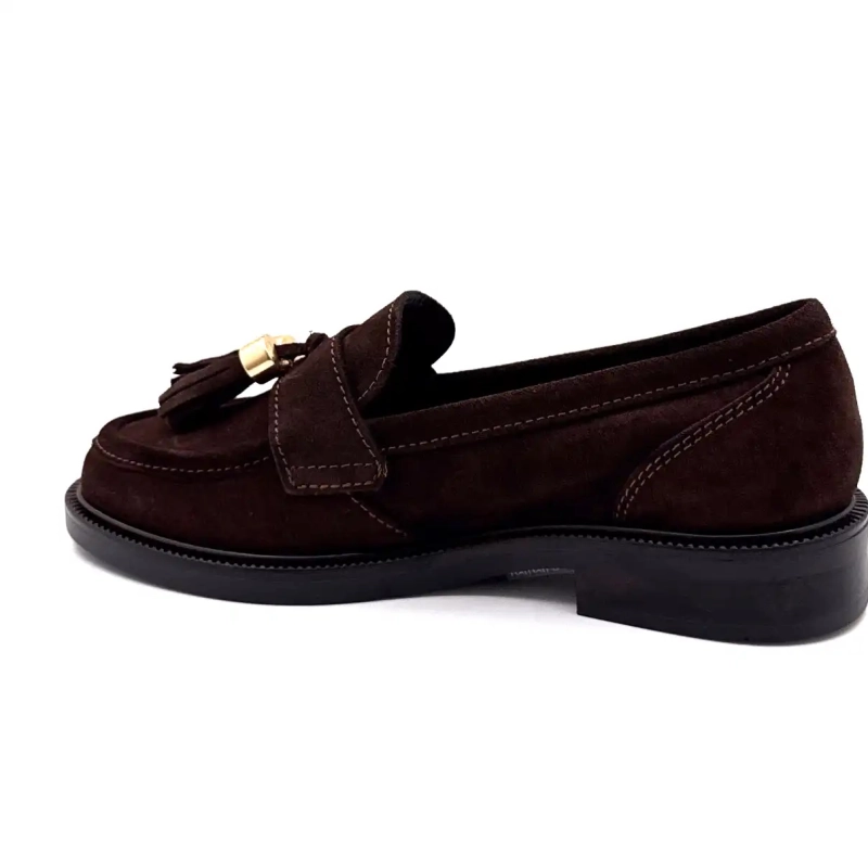 Ivoire 4823 Coffee Suede Ivoire Chaussures