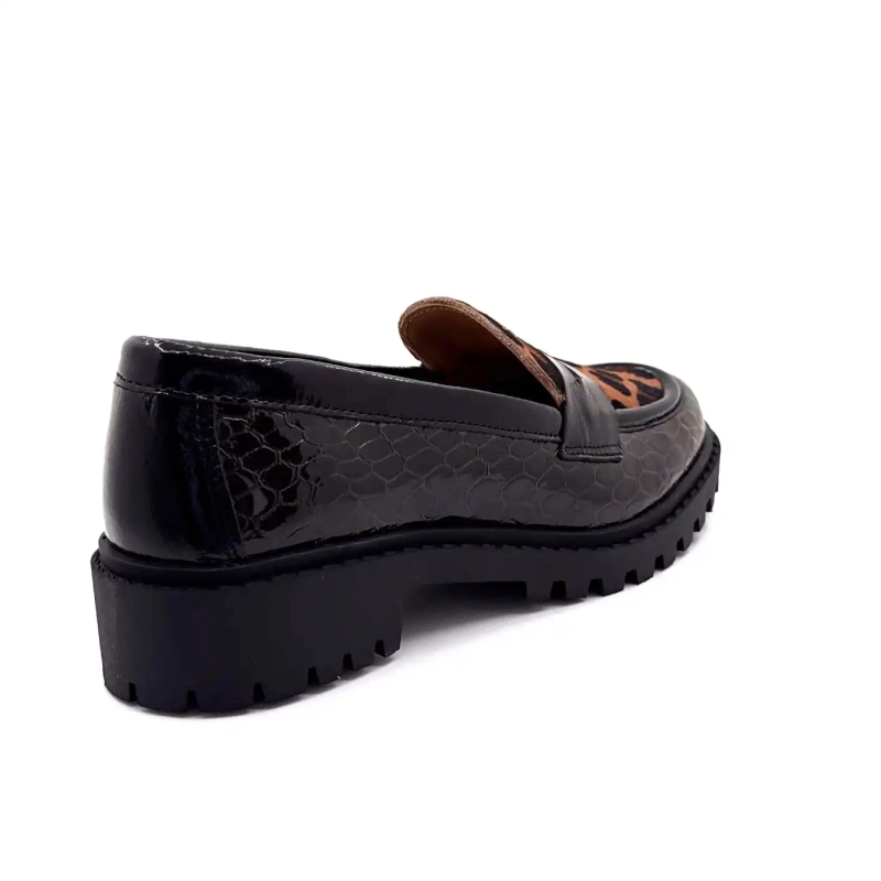 Ivoire 13371 Pony Charol Marrón Leo y Negro Ivoire Chaussures